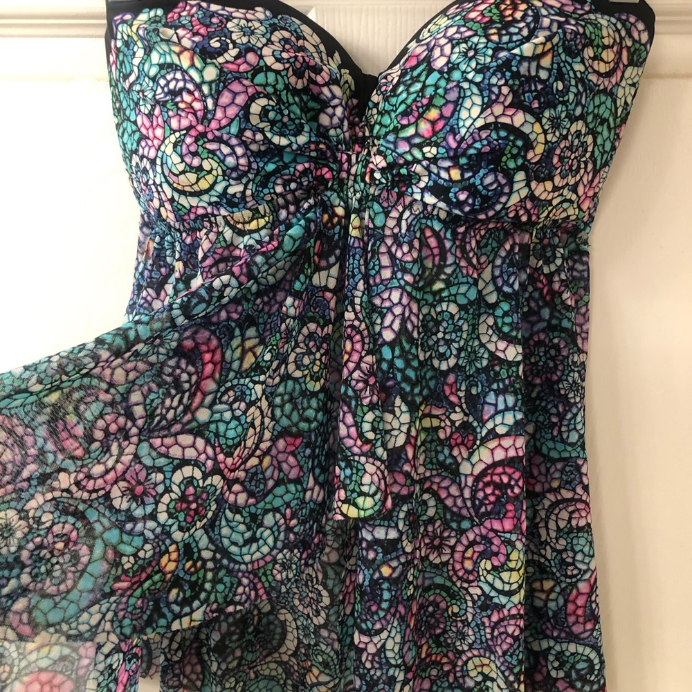 Profile by Gottex fly away tankini top, size 12